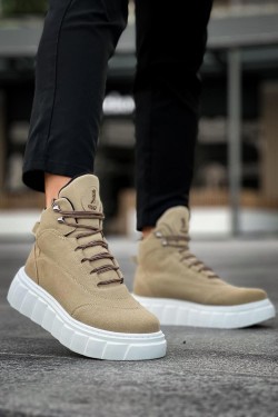 KN104 Erkek Spor Günlük Bağcıklı Süet Bot SBT - Vizon KN104 Erkek Spor Günlük Bağcıklı Süet Bot SBT - Vizon