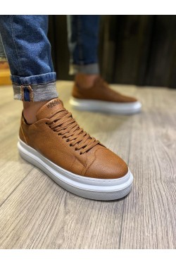 KN421 Erkek Günlük Bağcıklı Cilt Spor Sneaker Ayakkabı CBT - Taba KN421 Erkek Günlük Bağcıklı Cilt Spor Sneaker Ayakkabı CBT - Taba