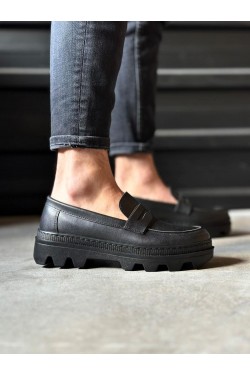 KN779 Erkek Günlük Bağcıksız Cilt Klasik Ayakkabı CST - Siyah KN779 Erkek Günlük Bağcıksız Cilt Klasik Ayakkabı CST - Siyah