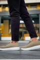 KN814 Erkek Günlük Bağcıklı Süet Spor Sneaker Ayakkabı SBT - Vizon