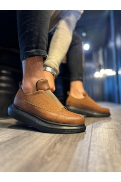 KN911 Erkek Günlük Bağcıksız Cilt Süet Spor Sneaker Ayakkabı CSST - Taba KN911 Erkek Günlük Bağcıksız Cilt Süet Spor Sneaker Ayakkabı CSST - Taba