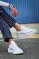 KB-CX3 Erkek Günlük Bağcıklı Keten Kısa Spor Sneaker Ayakkabı KBT - Beyaz KB-CX3 Erkek Günlük Bağcıklı Keten Kısa Spor Sneaker Ayakkabı KBT - Beyaz