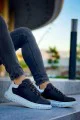KB-X500 Erkek Günlük Bağcıklı Special Baskılı Cilt Spor Sneaker Ayakkabı CBT - Siyah/Beyaz KB-X500 Erkek Günlük Bağcıklı Special Baskılı Cilt Spor Sneaker Ayakkabı CBT - Siyah/Beyaz