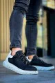 KB-X500 Erkek Günlük Bağcıklı Special Baskılı Cilt Spor Sneaker Ayakkabı CBT - Siyah/Beyaz KB-X500 Erkek Günlük Bağcıklı Special Baskılı Cilt Spor Sneaker Ayakkabı CBT - Siyah/Beyaz