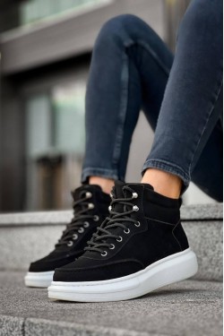 KB0994 Erkek Spor Günlük Bağcıklı Süet Bot SBT - Siyah KB0994 Erkek Spor Günlük Bağcıklı Süet Bot SBT - Siyah