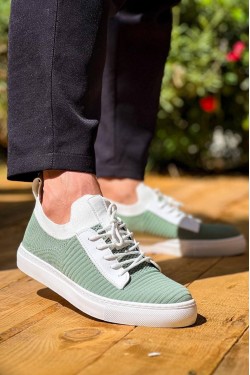 KB110 Erkek Günlük Bağcıklı Triko Spor Sneaker Ayakkabı TBT - Yeşil KB110 Erkek Günlük Bağcıklı Triko Spor Sneaker Ayakkabı TBT - Yeşil