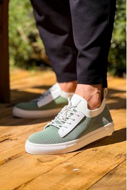 KB110 Erkek Günlük Bağcıklı Triko Spor Sneaker Ayakkabı TBT - Yeşil KB110 Erkek Günlük Bağcıklı Triko Spor Sneaker Ayakkabı TBT - Yeşil