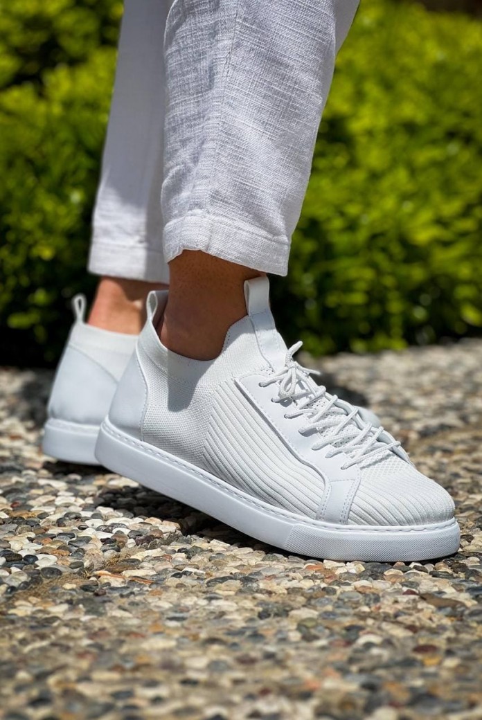 KB112 Erkek Günlük Bağcıklı Triko Spor Sneaker Ayakkabı TBT - Beyaz KB112 Erkek Günlük Bağcıklı Triko Spor Sneaker Ayakkabı TBT - Beyaz