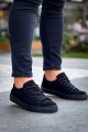 KB122 Erkek Günlük Bağcıklı Süet Spor Sneaker Ayakkabı SST - Siyah KB122 Erkek Günlük Bağcıklı Süet Spor Sneaker Ayakkabı SST - Siyah