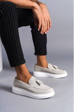 SLW154 Blaze Erkek Günlük Bağcıksız Corcik Süet Klasik Ayakkabı SBT - Gri SLW154 Blaze Erkek Günlük Bağcıksız Corcik Süet Klasik Ayakkabı SBT - Gri