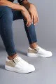 SLW155 Warrior Erkek Günlük Bağcıklı Fermuarlı Cilt Süet Spor Sneaker Ayakkabı CSBT - Beyaz/Krem SLW155 Warrior Erkek Günlük Bağcıklı Fermuarlı Cilt Süet Spor Sneaker Ayakkabı CSBT - Beyaz/Krem