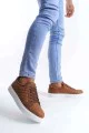 SLW166 Prestige Erkek Günlük Bağcıklı Kapitone Desenli Cilt Spor Sneaker Ayakkabı CBT - Taba SLW166 Prestige Erkek Günlük Bağcıklı Kapitone Desenli Cilt Spor Sneaker Ayakkabı CBT - Taba
