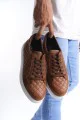 SLW166 Prestige Erkek Günlük Bağcıklı Kapitone Desenli Cilt Spor Sneaker Ayakkabı CBT - Taba SLW166 Prestige Erkek Günlük Bağcıklı Kapitone Desenli Cilt Spor Sneaker Ayakkabı CBT - Taba