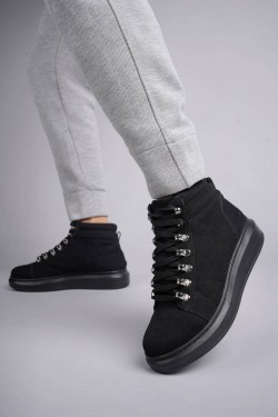 SLW206 Ottawa Erkek Spor Günlük Bağcıklı Süet Bot SST - Siyah SLW206 Ottawa Erkek Spor Günlük Bağcıklı Süet Bot SST - Siyah