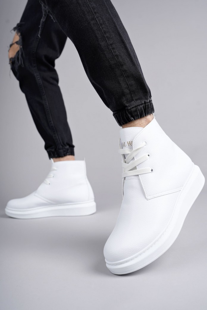 SLW207 Oslo Erkek Spor Günlük Bağcıklı Cilt Bot CBT - Beyaz SLW207 Oslo Erkek Spor Günlük Bağcıklı Cilt Bot CBT - Beyaz