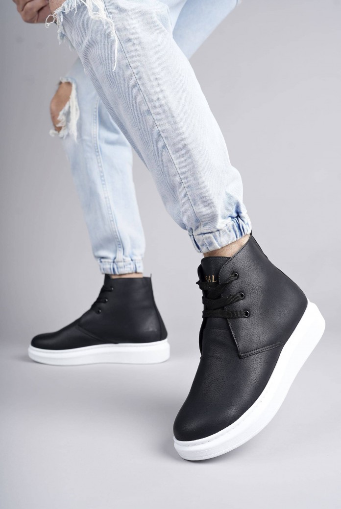 SLW207 Oslo Erkek Spor Günlük Bağcıklı Cilt Bot CBT - Siyah SLW207 Oslo Erkek Spor Günlük Bağcıklı Cilt Bot CBT - Siyah