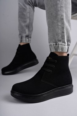 SLW207 Oslo Erkek Spor Günlük Bağcıklı Süet Bot SST - Siyah SLW207 Oslo Erkek Spor Günlük Bağcıklı Süet Bot SST - Siyah