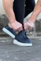 WG010 Erkek Günlük Fermuarlı Cilt Spor Sneaker Ayakkabı CBT - Lacivert WG010 Erkek Günlük Fermuarlı Cilt Spor Sneaker Ayakkabı CBT - Lacivert