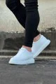 WG023 Erkek Günlük Bağcıksız Cilt Spor Sneaker Ayakkabı CBT - Beyaz WG023 Erkek Günlük Bağcıksız Cilt Spor Sneaker Ayakkabı CBT - Beyaz