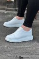 WG023 Erkek Günlük Bağcıksız Cilt Spor Sneaker Ayakkabı CBT - Beyaz WG023 Erkek Günlük Bağcıksız Cilt Spor Sneaker Ayakkabı CBT - Beyaz