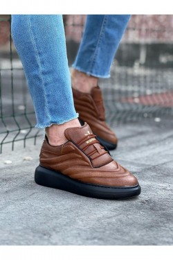 WG094 Erkek Günlük Bağcıklı Cilt Spor Sneaker Ayakkabı CST - Taba WG094 Erkek Günlük Bağcıklı Cilt Spor Sneaker Ayakkabı CST - Taba