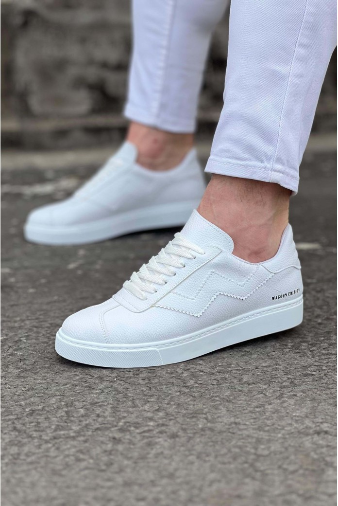 WG160 Erkek Günlük Bağcıklı Süet Cilt Spor Sneaker Ayakkabı SCBT - Beyaz WG160 Erkek Günlük Bağcıklı Süet Cilt Spor Sneaker Ayakkabı SCBT - Beyaz