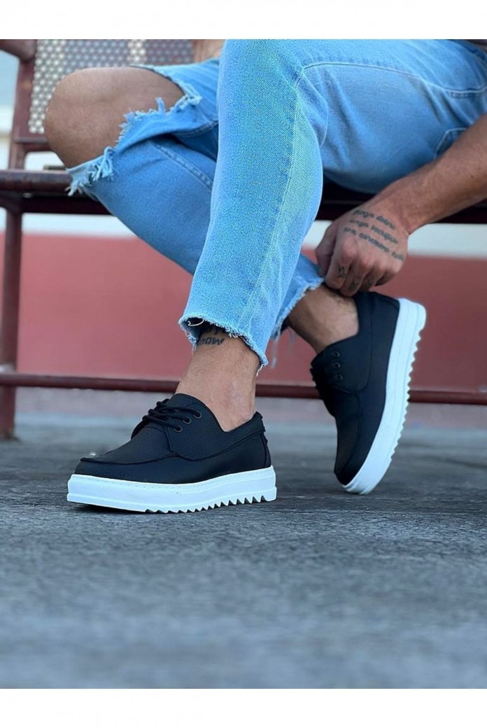 WG506 Erkek Günlük Bağcıklı Cilt Klasik Ayakkabı CBT - Siyah WG506 Erkek Günlük Bağcıklı Cilt Klasik Ayakkabı CBT - Siyah